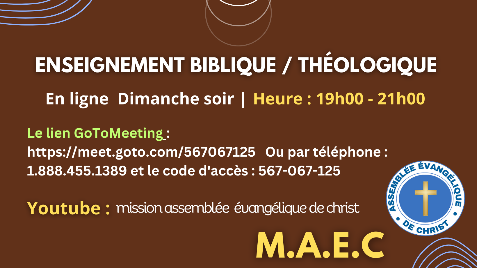 Enseignement biblique / théologique