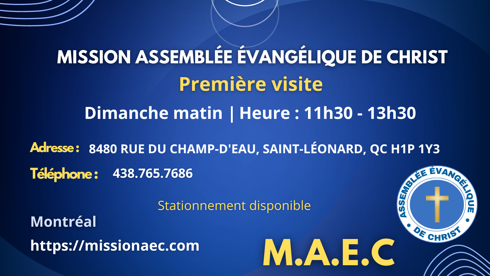 Service   Dominical :  11h30-13h45..