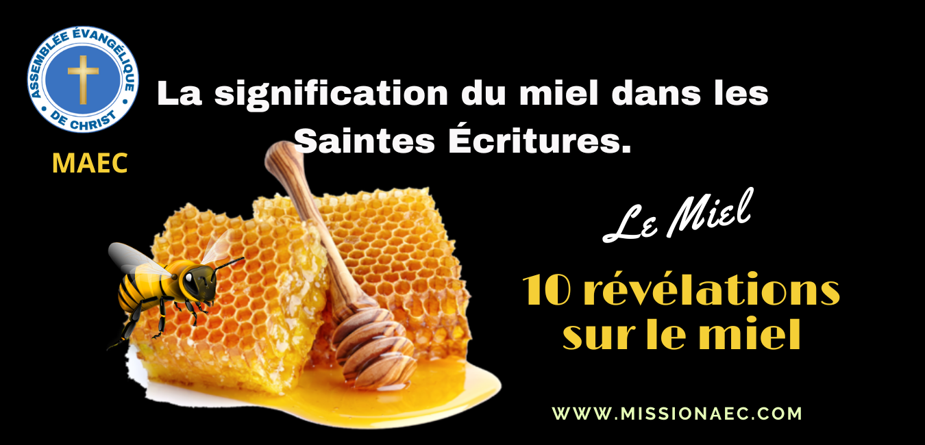 La signification du miel dans les Saintes Écritures.