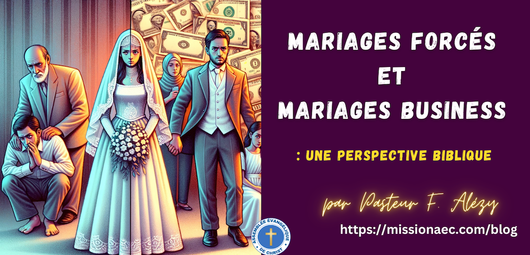 Comprendre les Mariages Forcés et les Mariages d'Affaires à Travers la Perspective Biblique et Évangélique