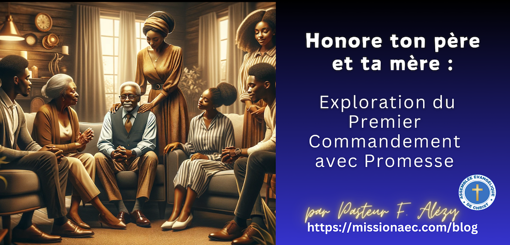 Honore ton père et ta mère : Exploration du Premier Commandement avec Promesse (Éphésiens 6)